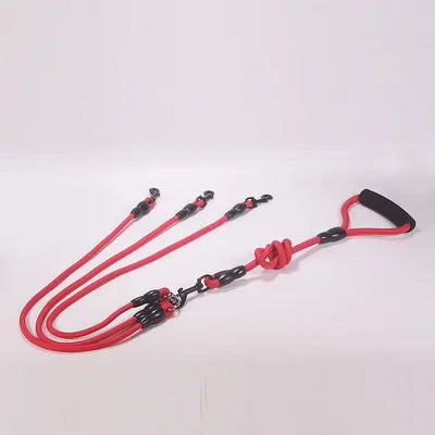 Nylon Dog walking Leash for 2/3/4 Dogs