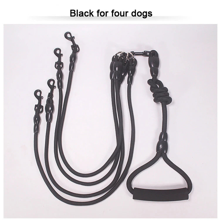 Nylon Dog walking Leash for 2/3/4 Dogs