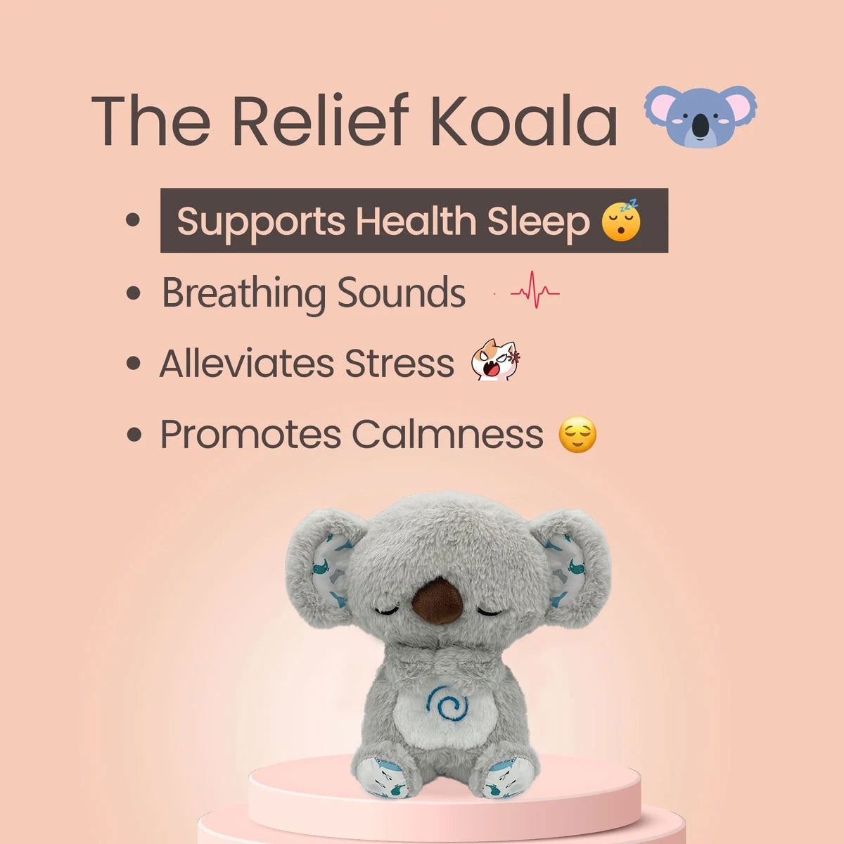 Snoozee Breathing Koala for Good Night Sleep